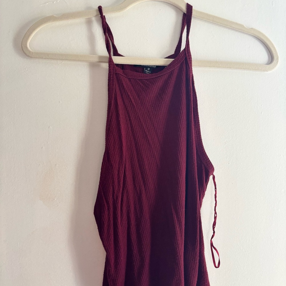 Elegant Burgundy Women's Top